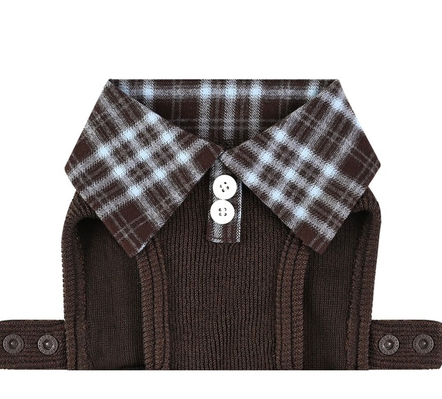 足を通さない襟付きシャツ ‐ (BROWN)