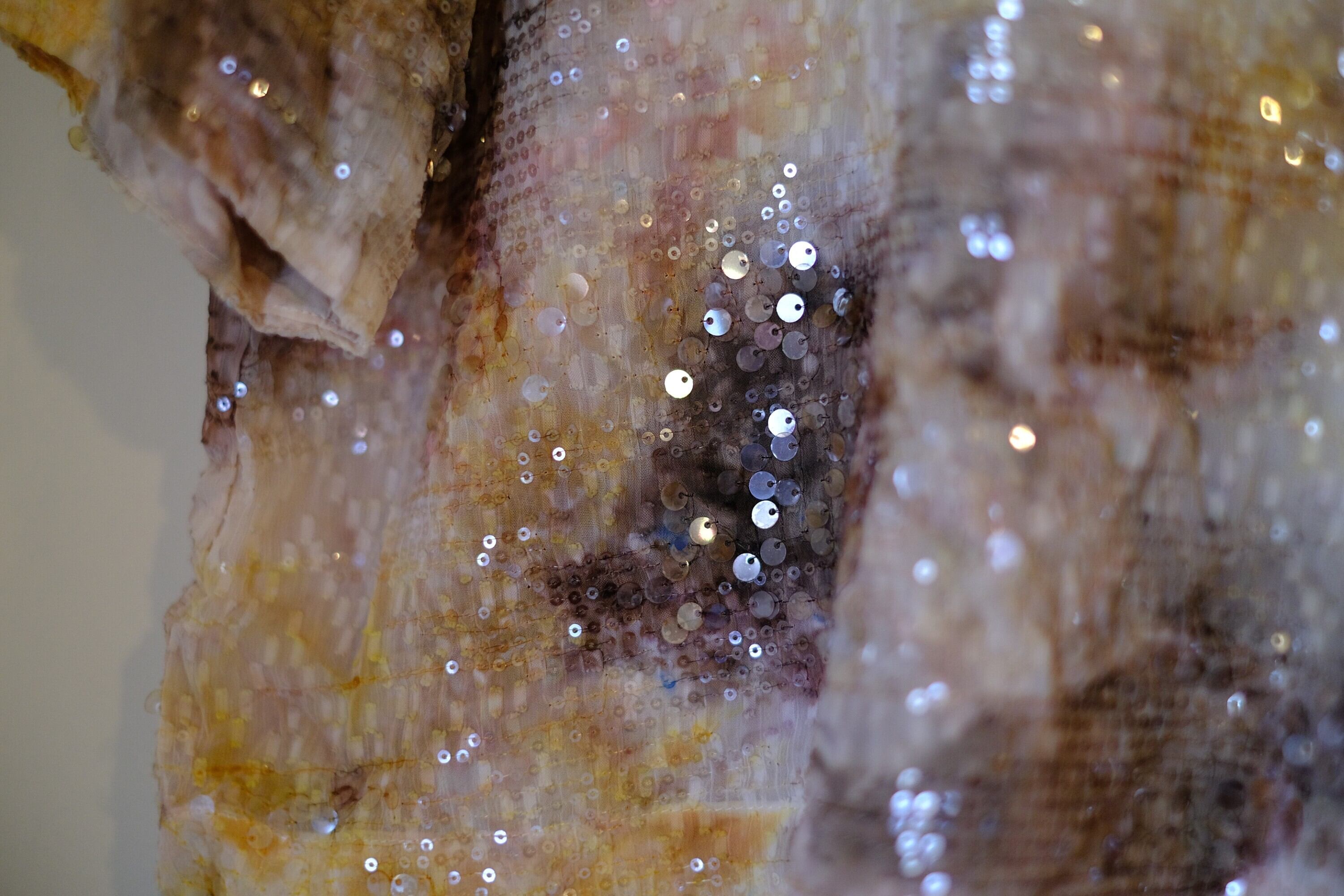 【remake】スパンコールトップス　u-0194