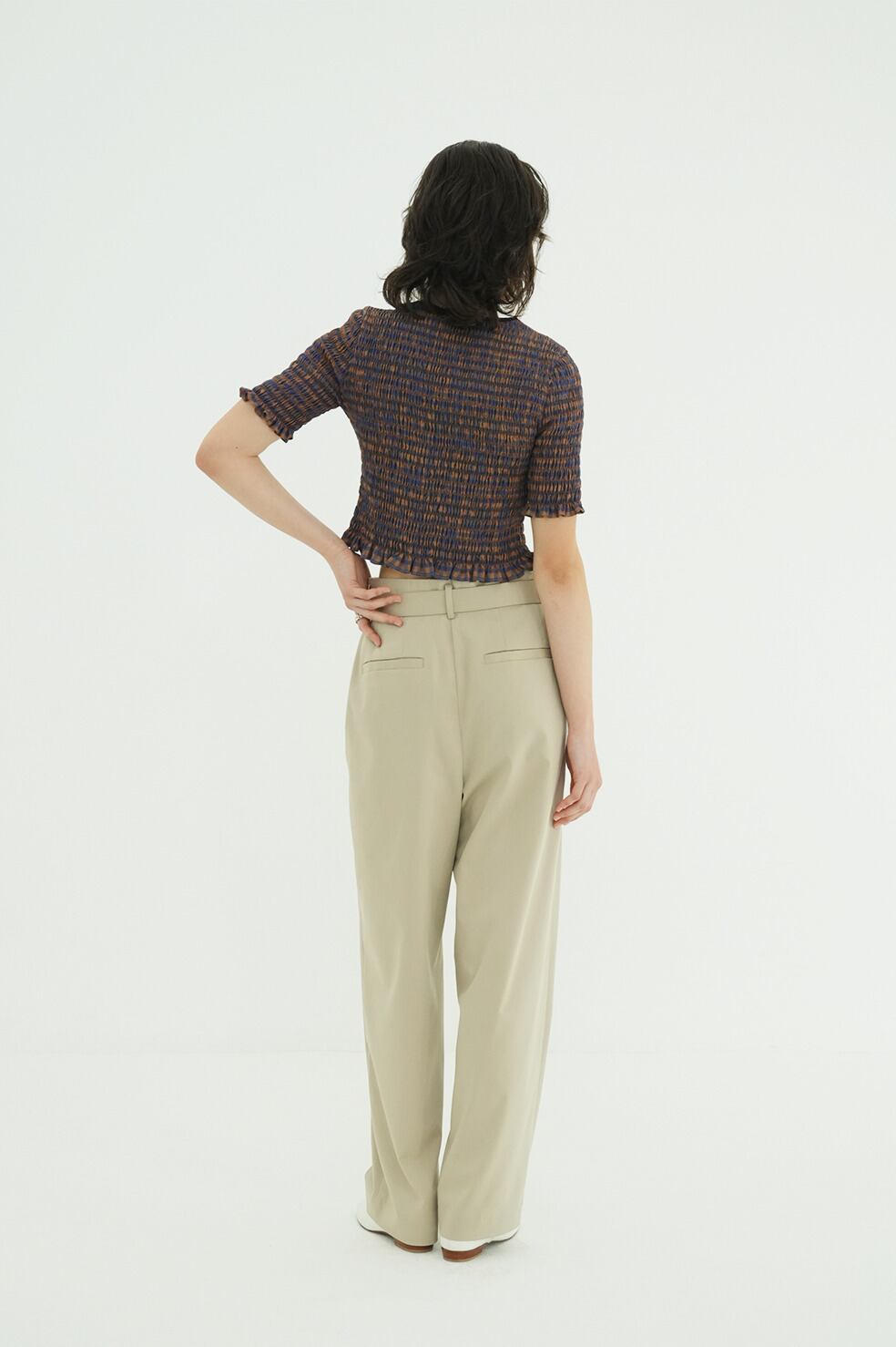 CLANE WAIST BELT DAD PANTS 3色展開 | FLICKA ASHIYA