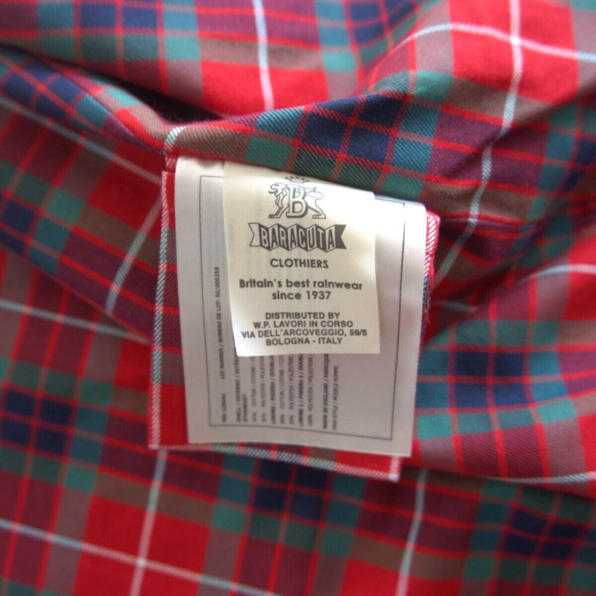 雰囲気抜群】 BARACUTA 【G9 スウィングトップ ハリントンジャケット