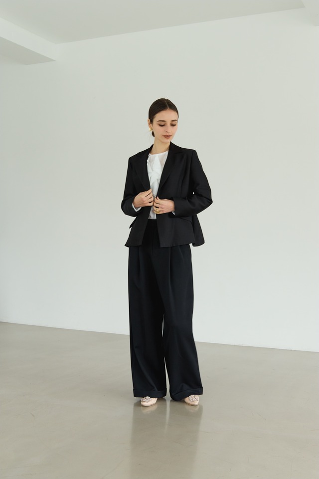 3/6(FRI)21:00ーSilk wool tailored jacket　