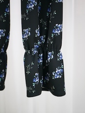 25aw 受注アイテム : RITSUKO KARITA - Louise flare hem pants〔louise〕Night garden
