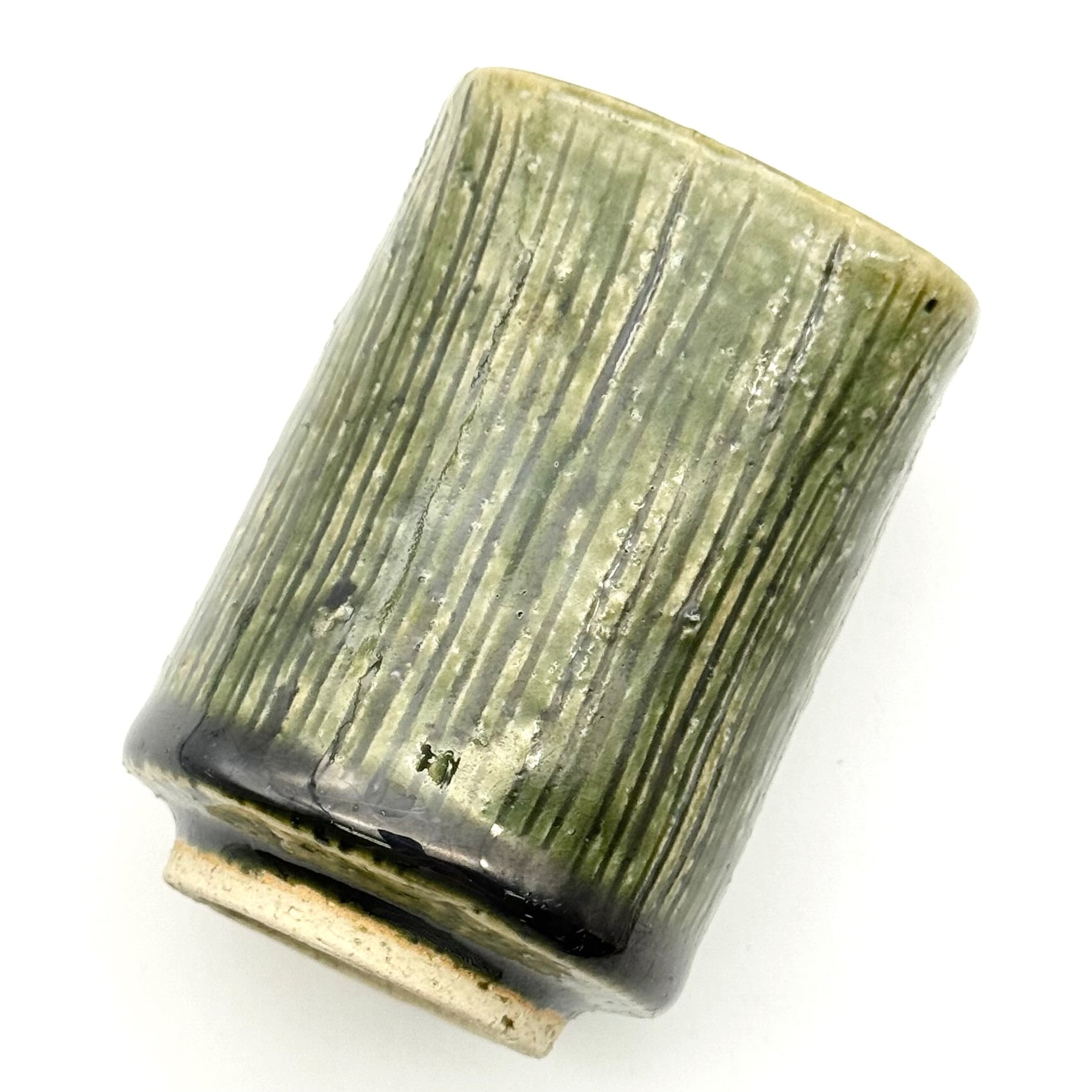SALE】織部千彫 ぐい呑み S19 | 24to3［西富陶磁器オンラインストア