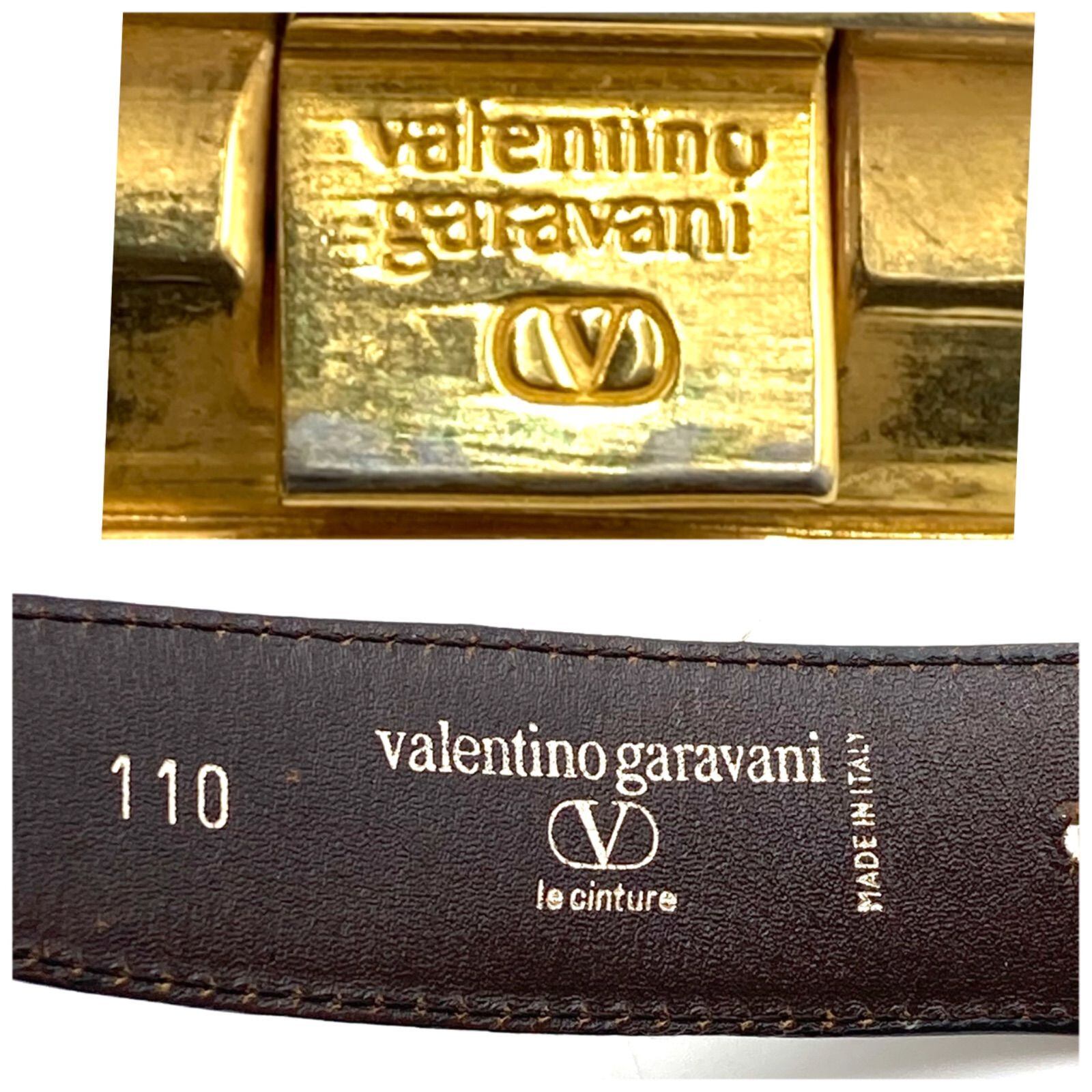 □良品□VALENTINO GARAVANI ヴァレンティノガラヴァーニ Vロゴ