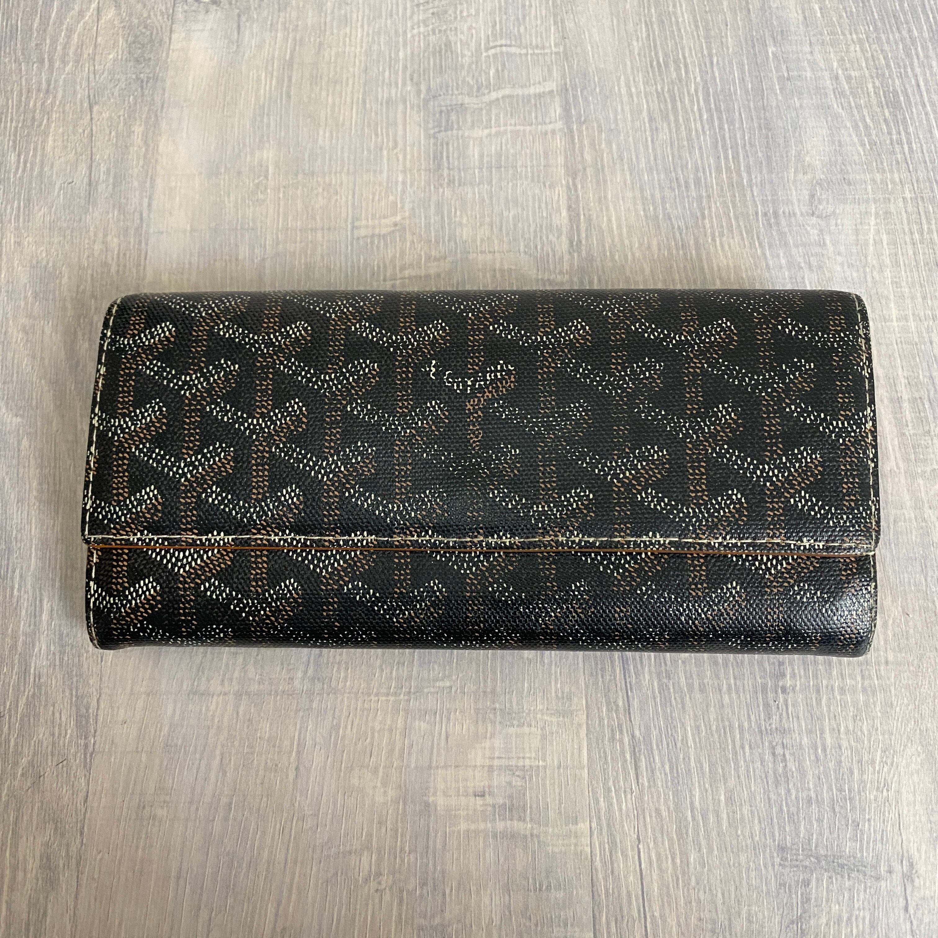 レディースGoyard long wallet ロングウォレット サンルイ ブラック