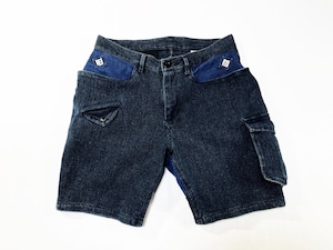 21SS インディゴ刺し子ショートニッカーボッカーズ/ Indigo sashiko short knickerbockers