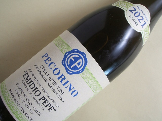 ペコリーノ　コッリ・アプルティーニ　白　2021年　エミディオ・ペペ