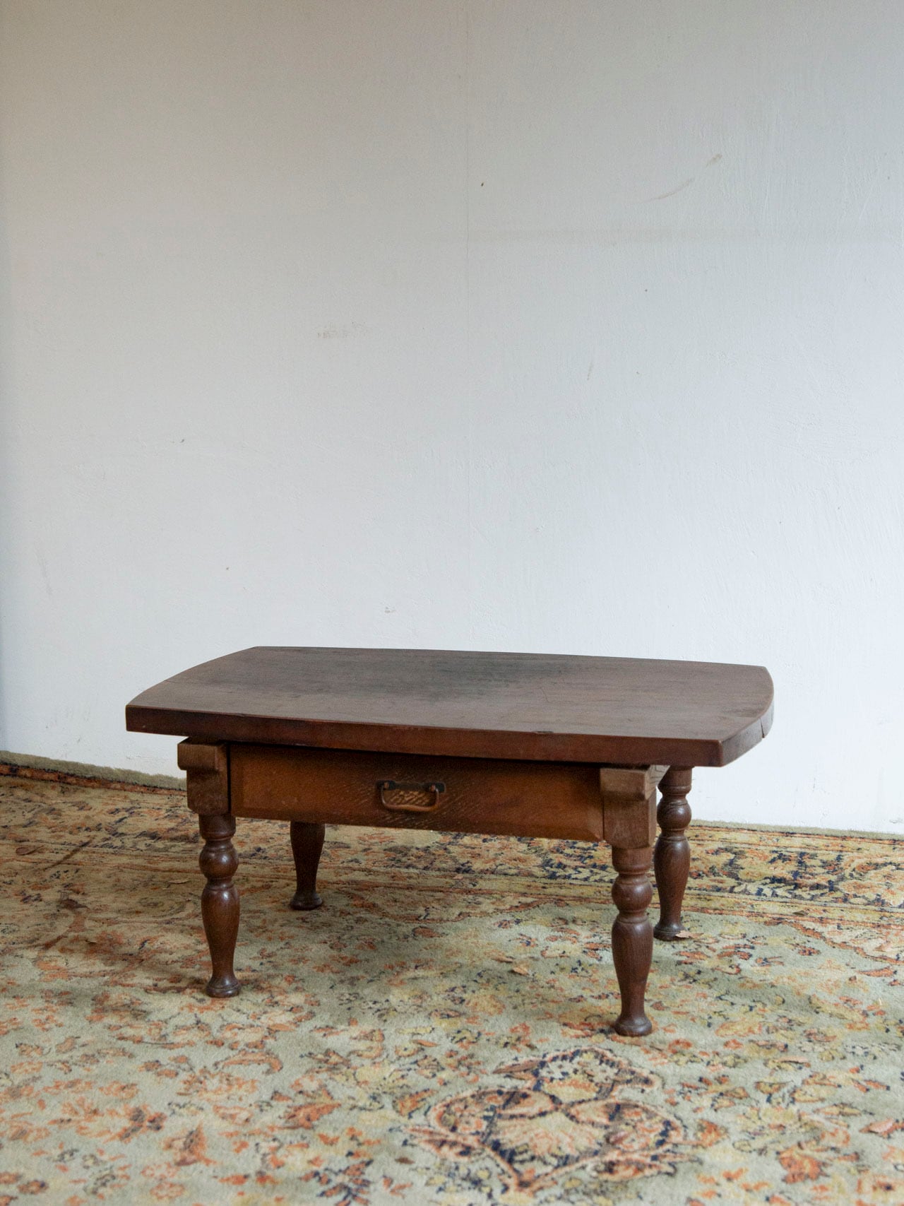 ろくろ脚文机<古道具・古家具>