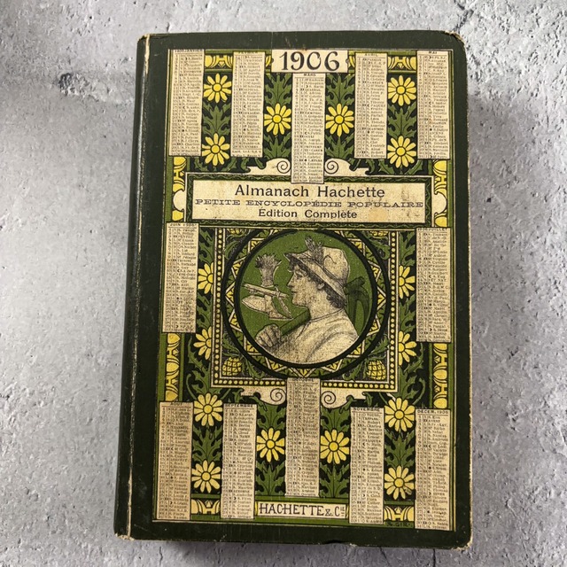 アンティーク 紙もの フランス アルマナック 生活情報誌 百科事典 1906 