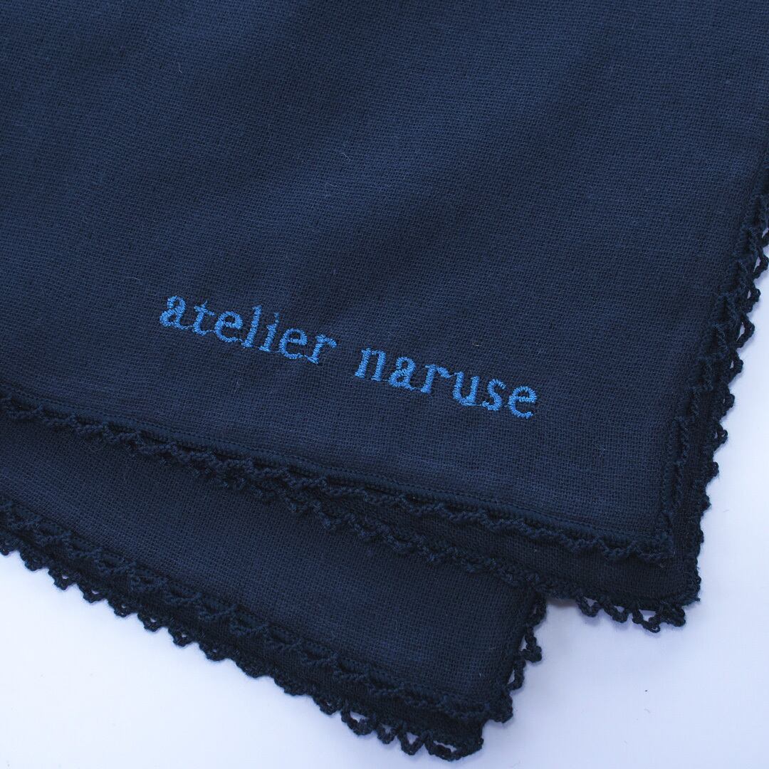 atelier naruse アトリエナルセ アトリエナルセノハンカチ monotone flower