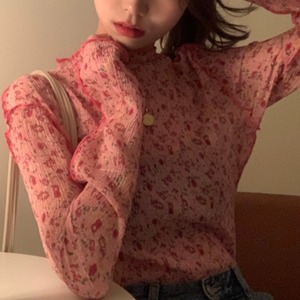君と観たダリアと君と観なかった藤の花 Tops【pink】