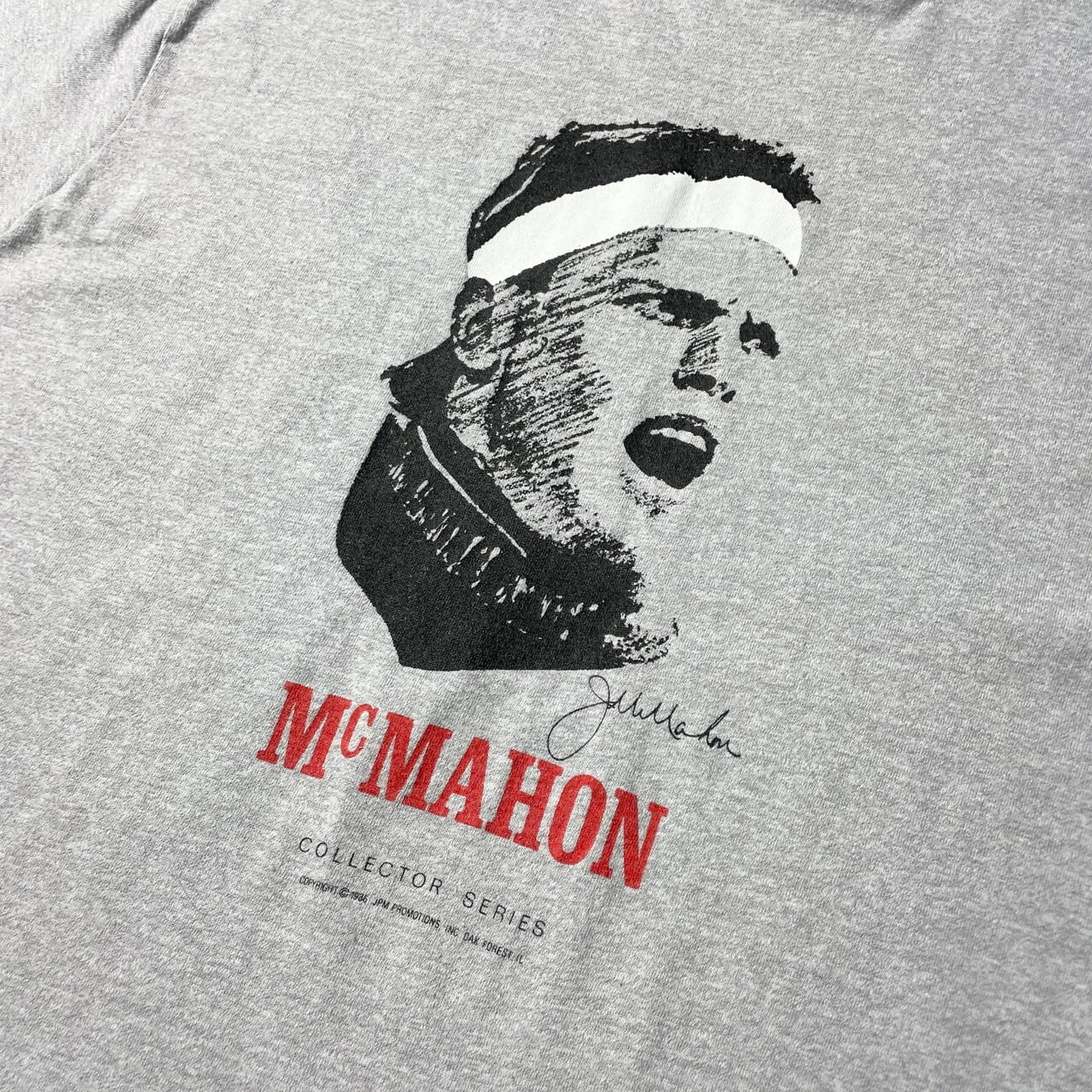 80年代 NFL Jim McMahon ジム・マクマーン アメフト 人物 アート
