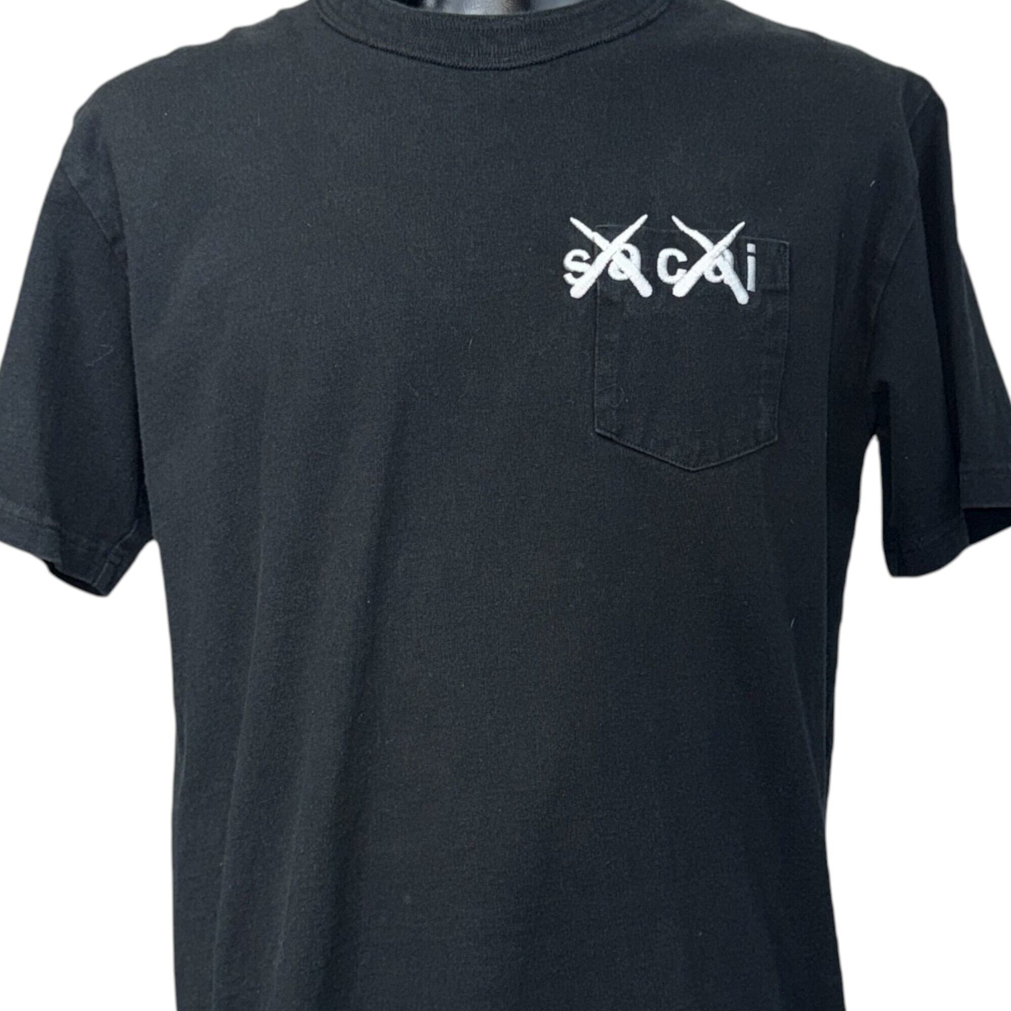 Tシャツ(半袖/袖なし) sacai x KAWS / Flock Print T-Shirt Sacai - KAWS Flock Print T-Shirt | HBX