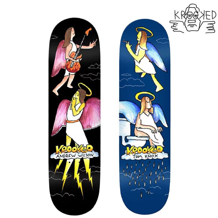 KROOKED WILSON ANGEL / KNOX ANGEL 8.25 8.5inch デッキ スケート