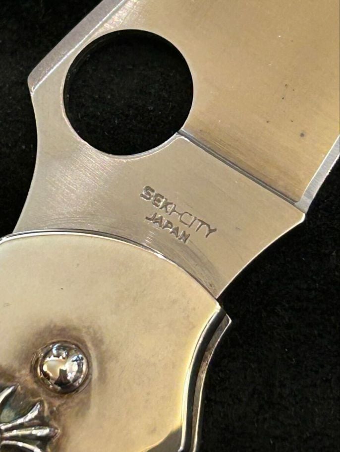 CHROME HEARTS クロムハーツ Spyderco スパイダルコ コラボ ナイフ