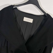 JOSEPHINE ジョセフィーヌ Loro Piana ロロピアーナ ショールカラー ロングコート 9/黒 ブラック レディース