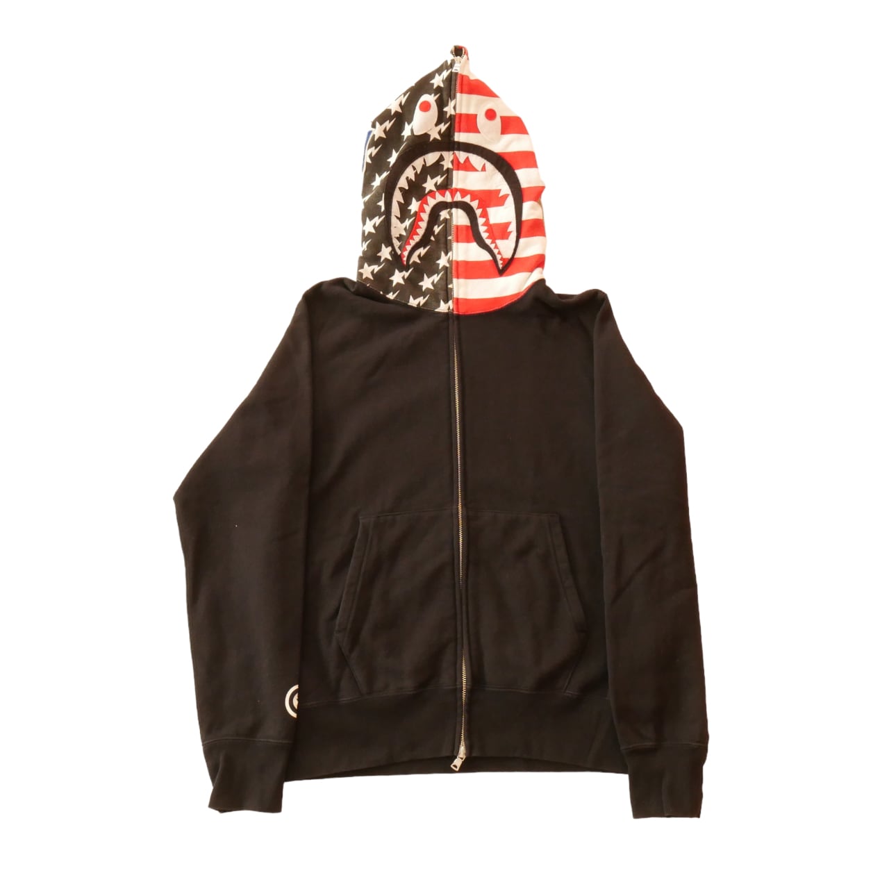 a bathing ape シャークパーカーnigo