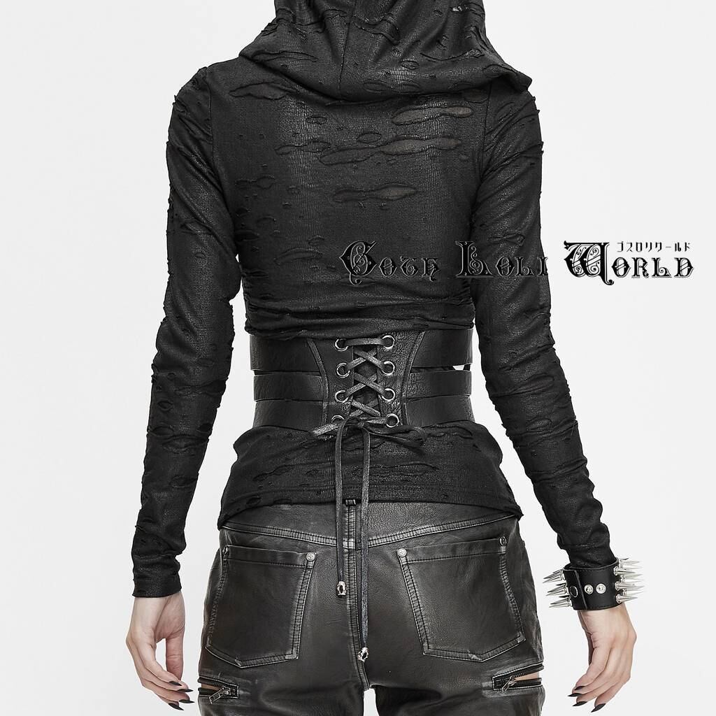 即納/送料無料】ゴスロリワールド AS063 ロックファッション ジップ