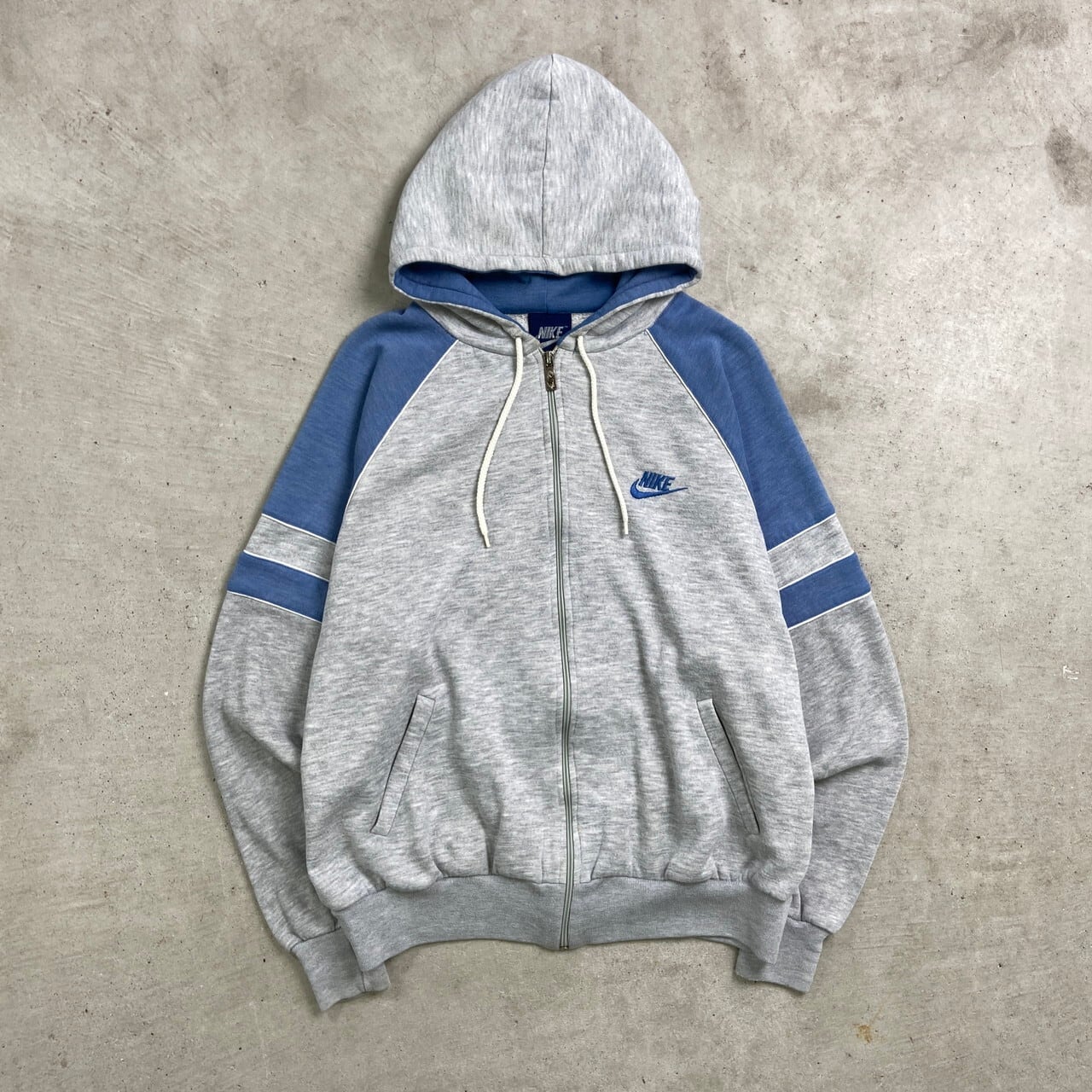 80年代 NIKE ナイキ スウェットパーカー フルジップパーカー 紺タグ 