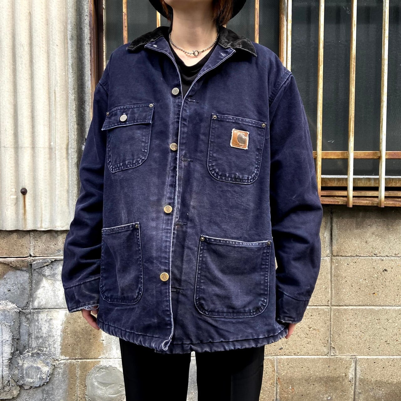 メンズXL表記サイズカーハート Carhartt ミシガンチョアコート ダック地ワークジャケット メンズXL /eaa315884