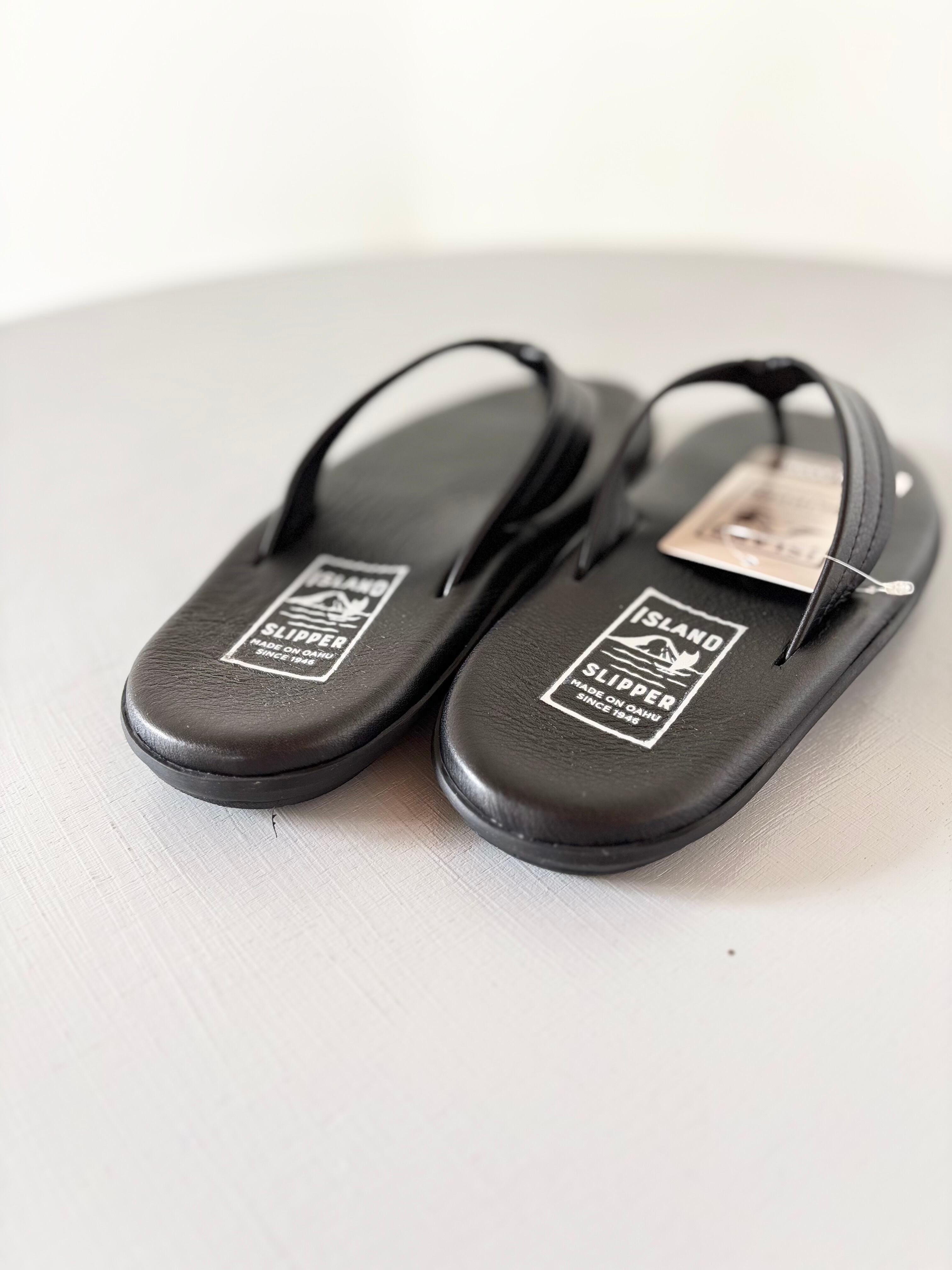 ISLAND SLIPPER【PB202 / ATRAS BLACK (SMOOTH LEATHER)】 | LARGE LAB