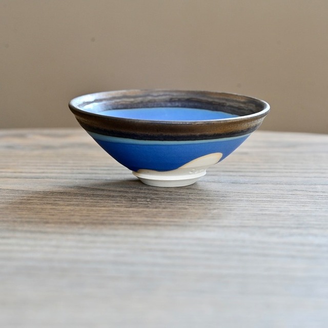 imi ceramics ［午後5時14分 の紺碧色 / Azure Blue at 05:14 p.m. ］COLOUR CLOCK SAKE CUP / 2104600000021