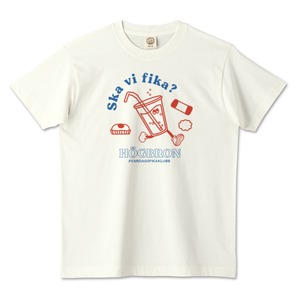 『ska vi fika? juice』オーガニックコットンTシャツ