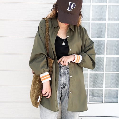 【RECOMMEND】リブドッキングシャツ