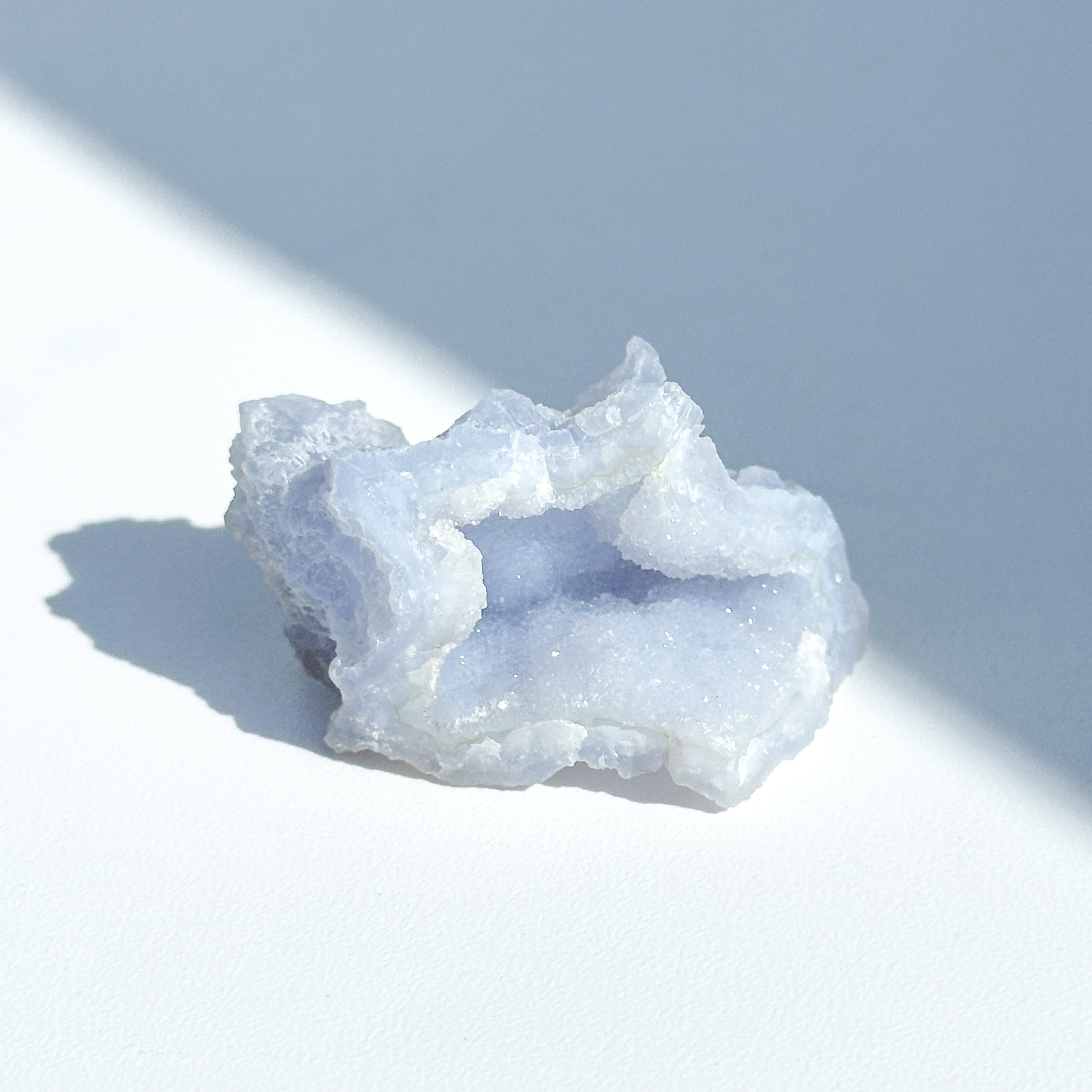ブルーカルセドニー 原石12◇ Blue Chalcedony ◇天然石・鉱物