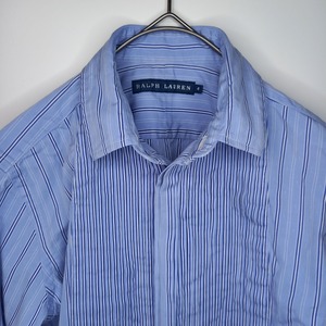 ラルフローレン　ウエスタンシャツ　コットン　ブルー　ウィメンズ　4サイズ