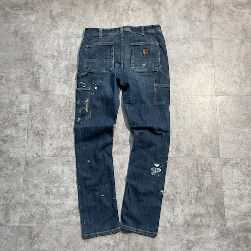 10s デニム ダブルニー カーハート Carhartt W30 L31 詳細写真3