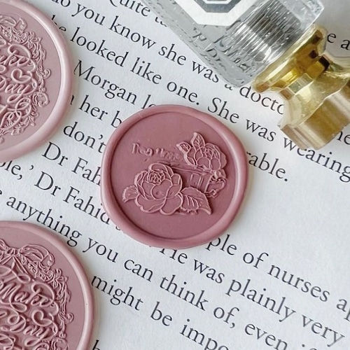 ?【十月兎子】Wax Seal Stamp│Scented Tea Cup【ヘッドのみ】