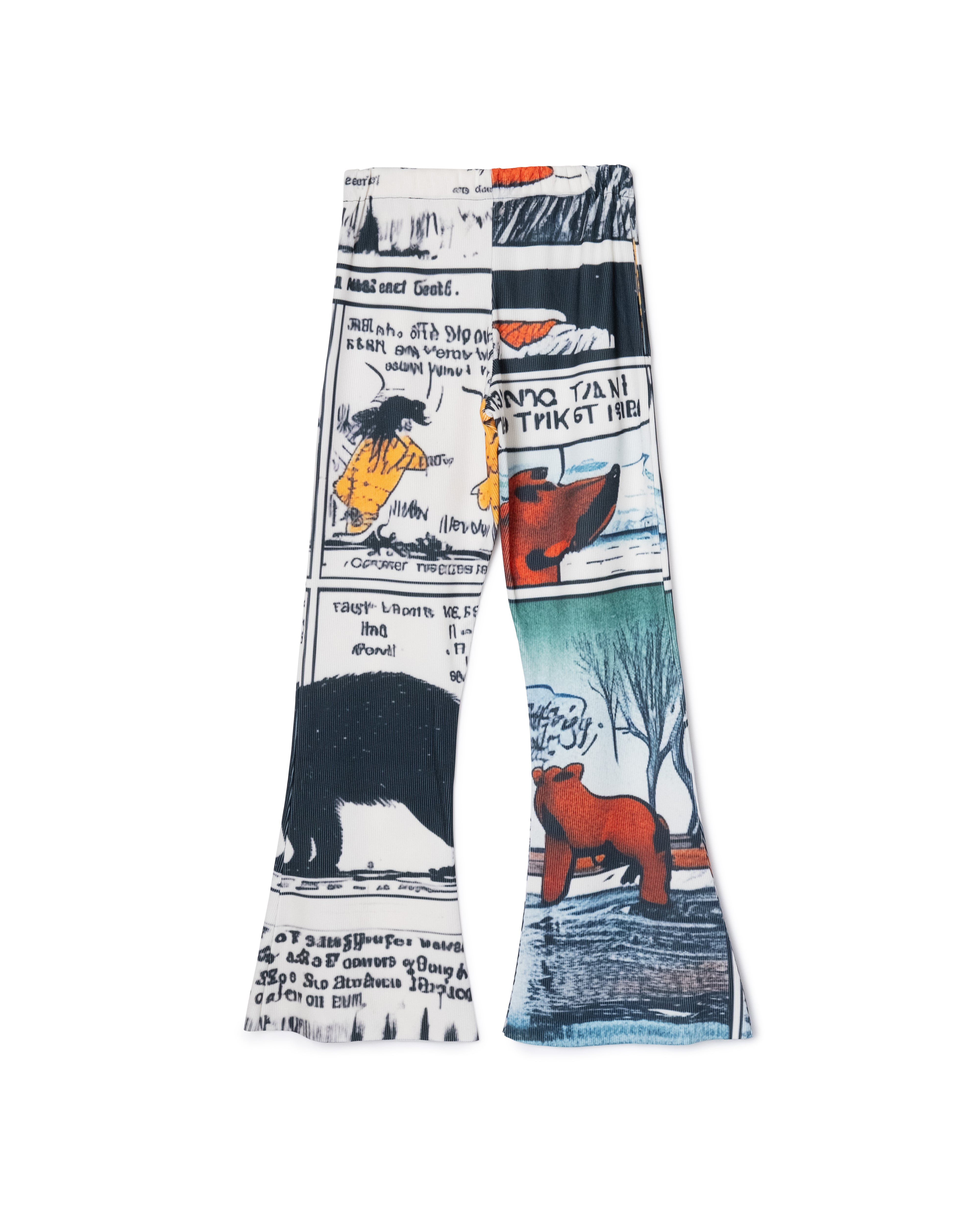 NON TOKYO ノントーキョー】 / PRINT RIB FLARE PANTS プリントリブ