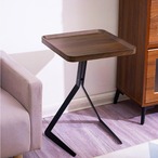 サイドテーブル ベッドサイドテーブル ナイトテーブル ベッドテーブル ミニテーブル ソファーテーブル スツール 正方形 スクエア リビング 寝室 ブラウン