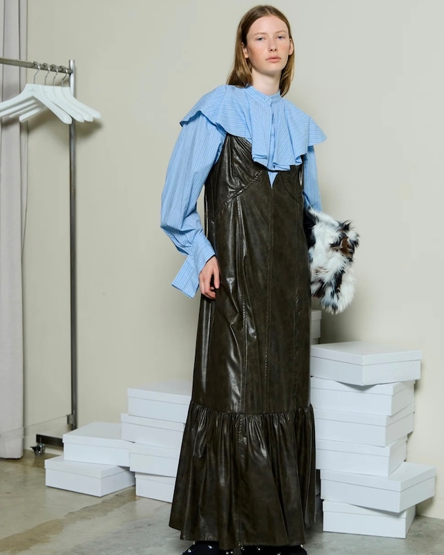 【Maison Special】Vegan Leather Dress