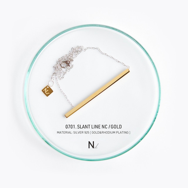 0701. SLANT LINE NC / GOLD