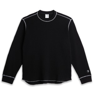 POLAR / DYLAN LS TEE - BLACK/WHITE