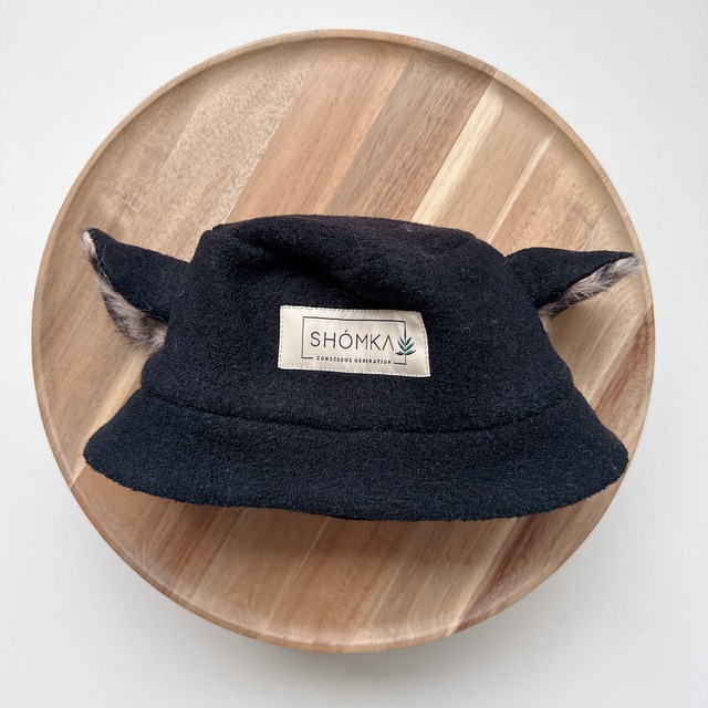SHEEP BUCKET COAL｜タイプ：Hat / 耳：Leopard