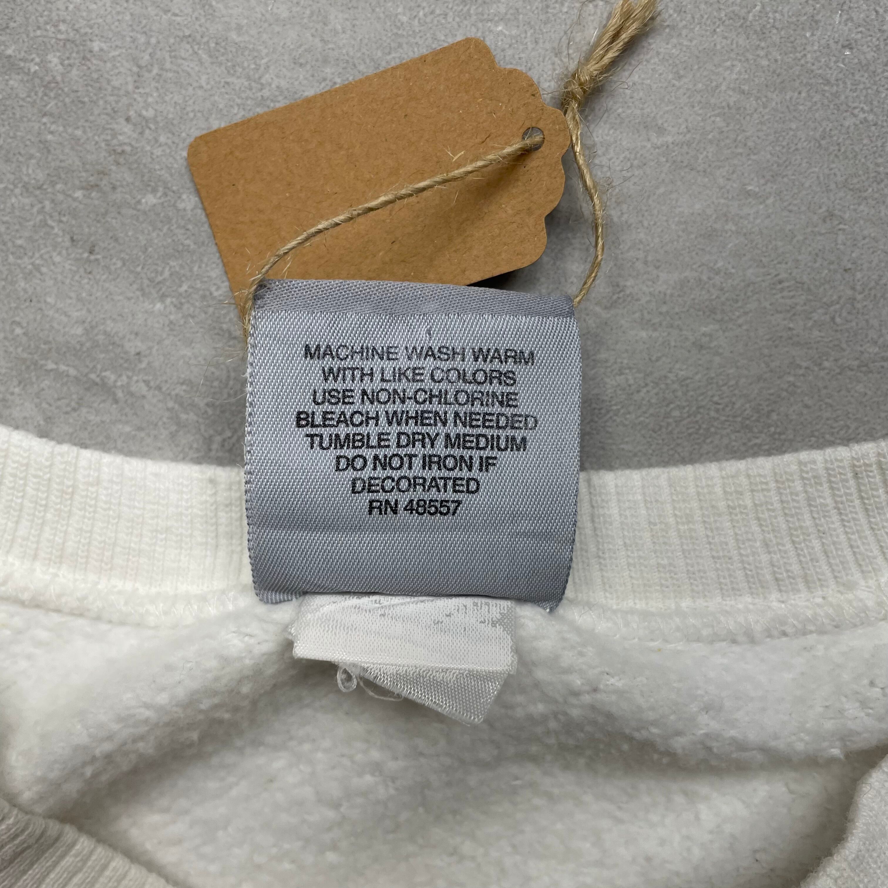 XL》CHEETAH チーター スウェット 無地 ホワイト USA製 no.6232