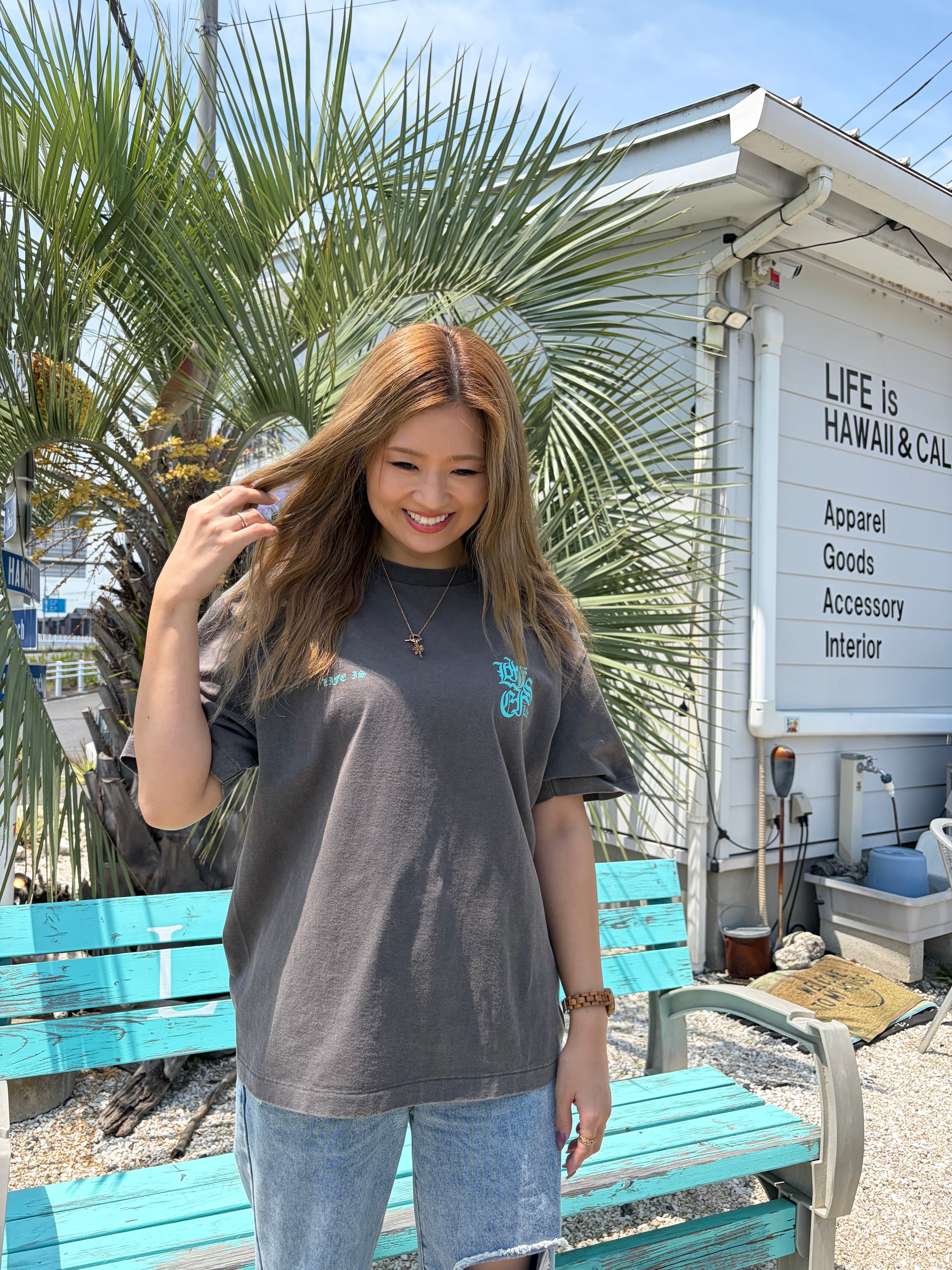 LIFE is lifeピグメントTシャツ￥6,990(7,689)