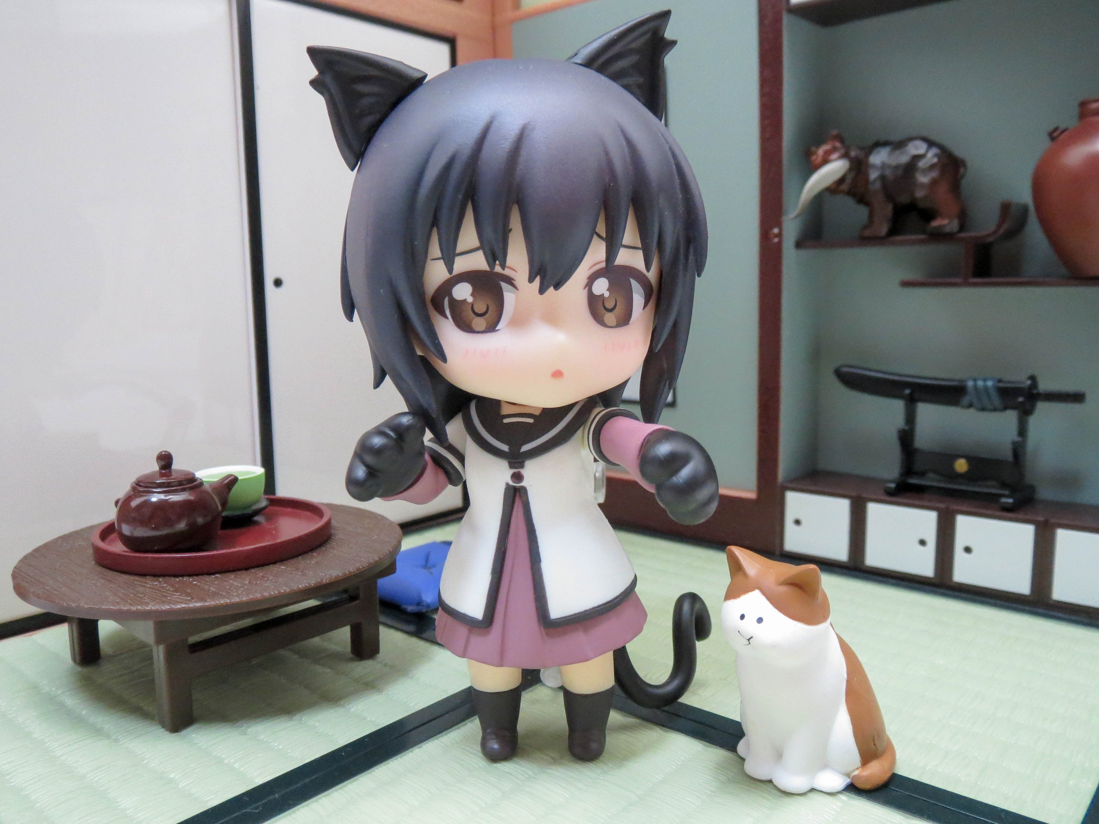 再入荷（A－ランク）ねんどろいどもあ アフターパーツ02 黒猫セット