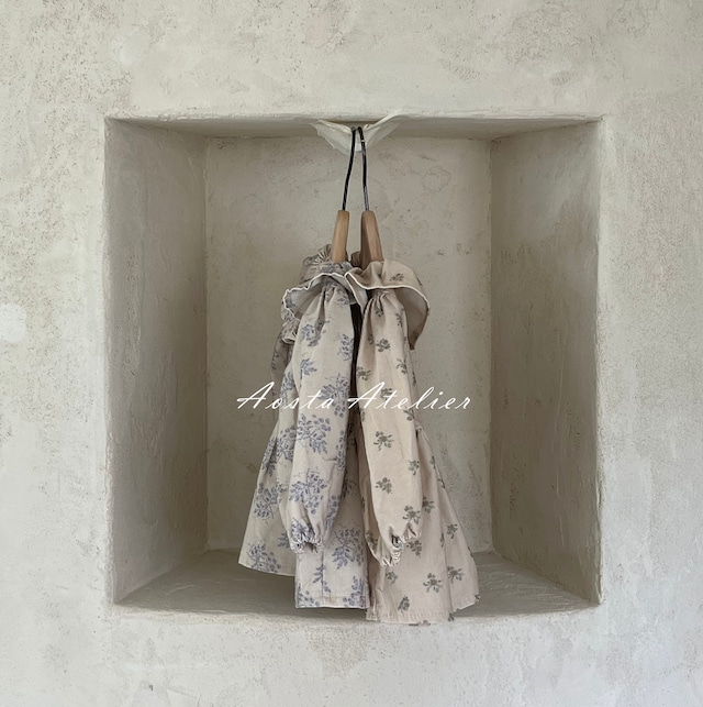 【即納】Aosta 花柄ワンピース