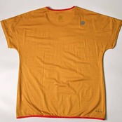 Marmot マーモット ボーダー ドライ 半袖Tシャツ L/イエロー 系
