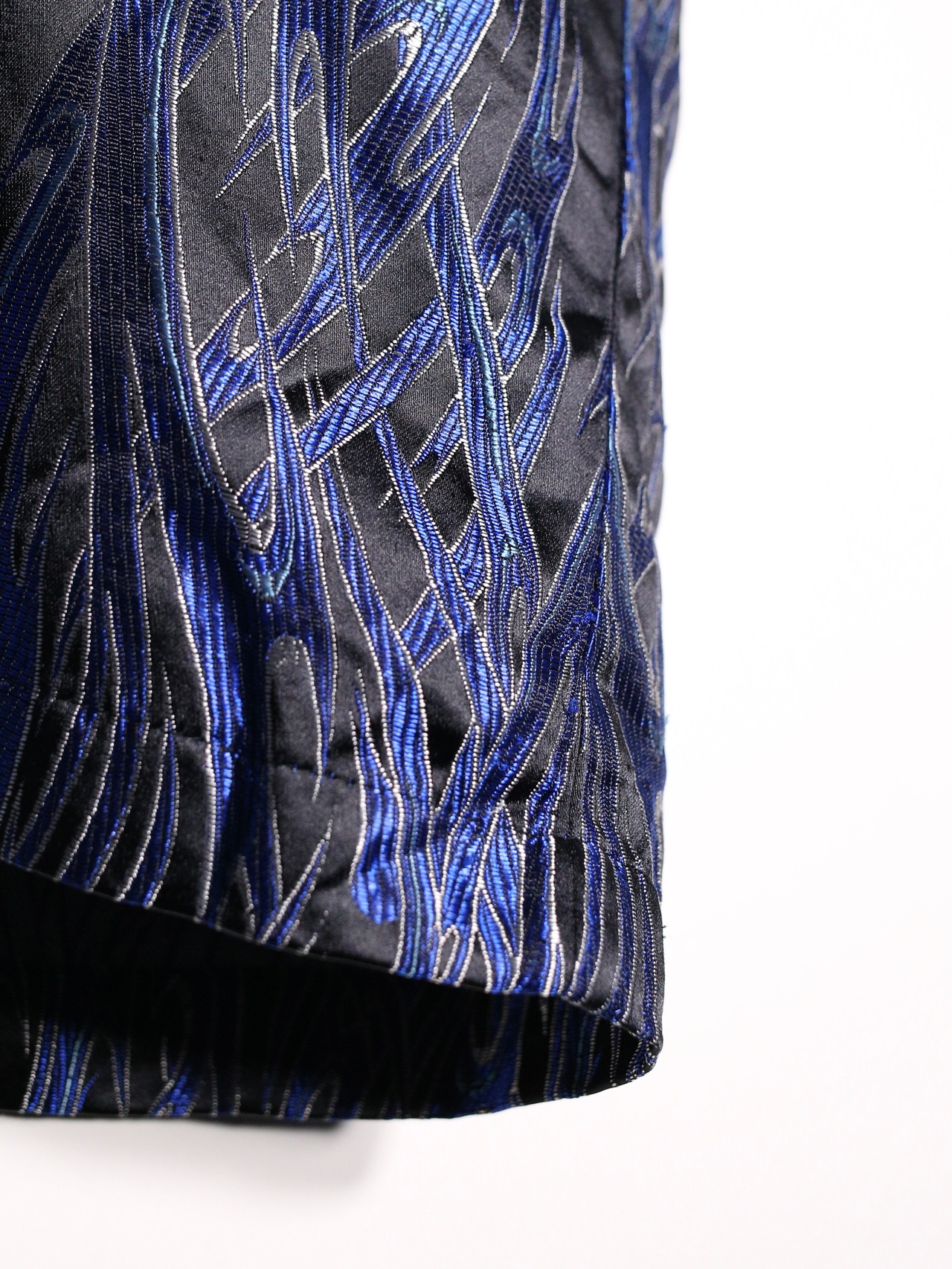 tribal fire and dragon pattern glossy s/s shirt - 12