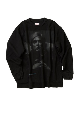 MARSHMALLOW FABRIC LONG SLEEVE / ANDY WARHOL SLEEPING