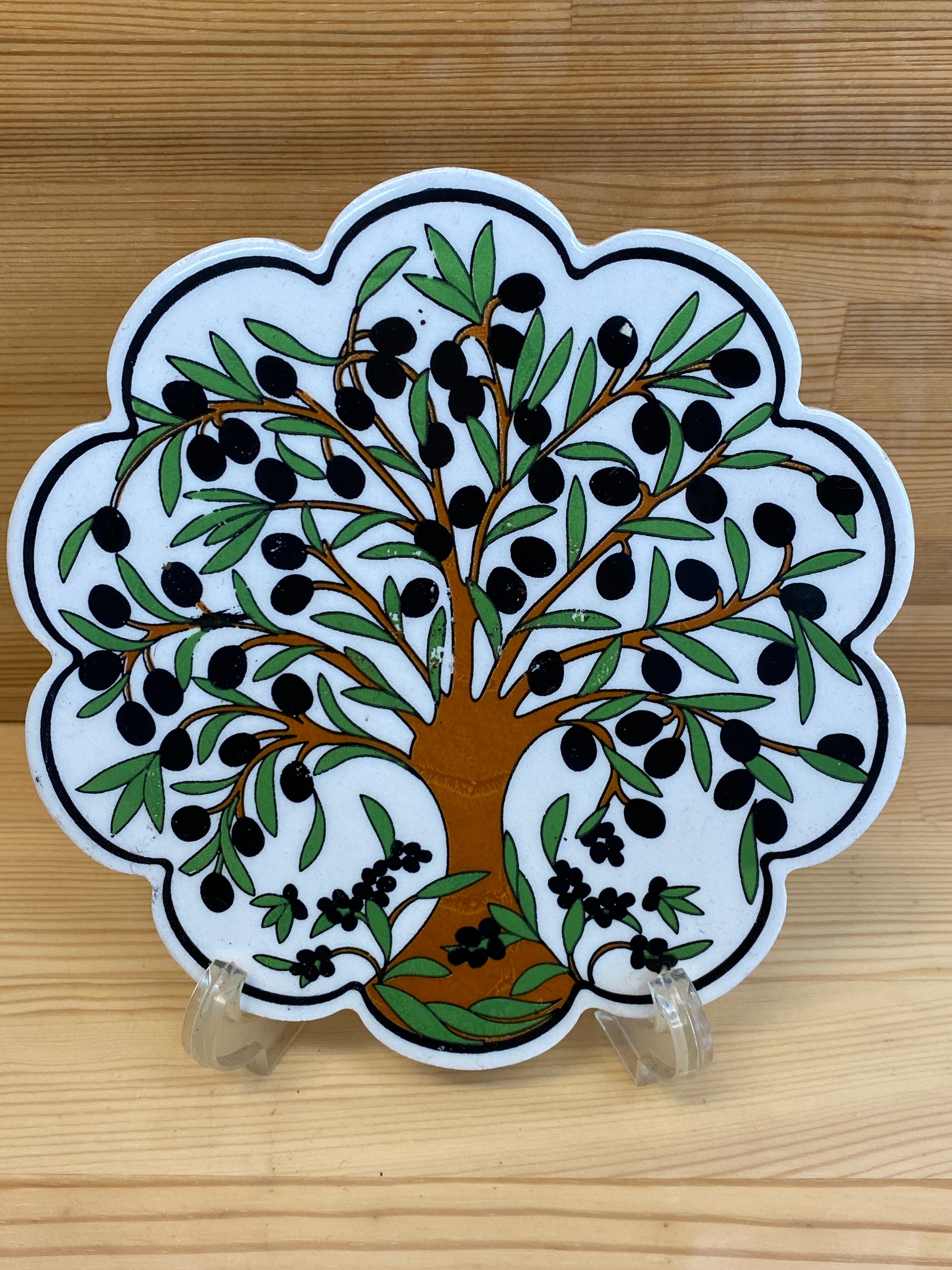 トルコ 鍋敷 iznik タイル 雑貨 キッチン用品 インテリア | Pay ID