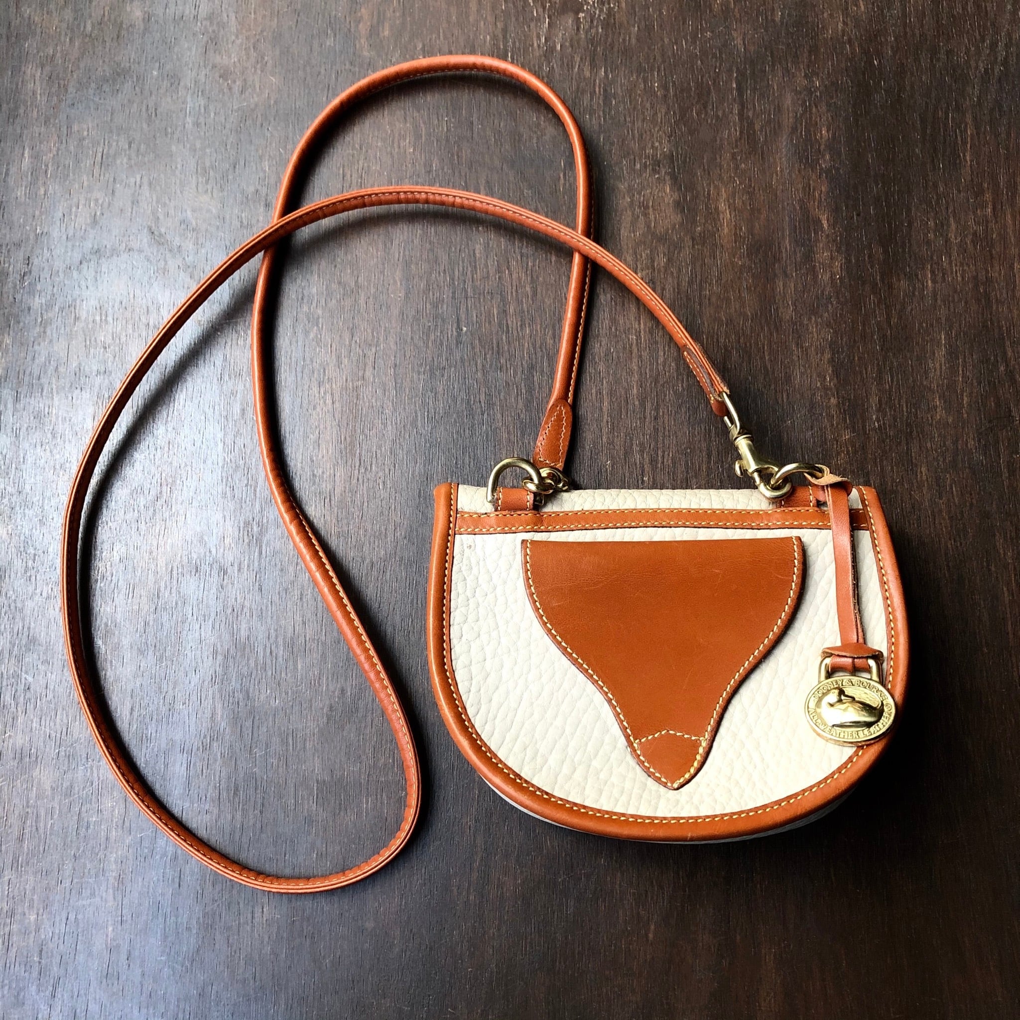 1980s 【Dooney & Bourke】Leather Mini Shoulder Bag / ドゥーニー