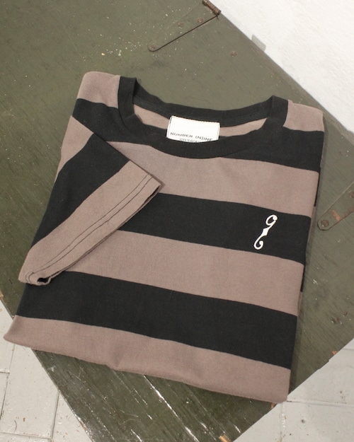 NUMBER(N)INE STUDIOUS Border Pattern S/S Tee