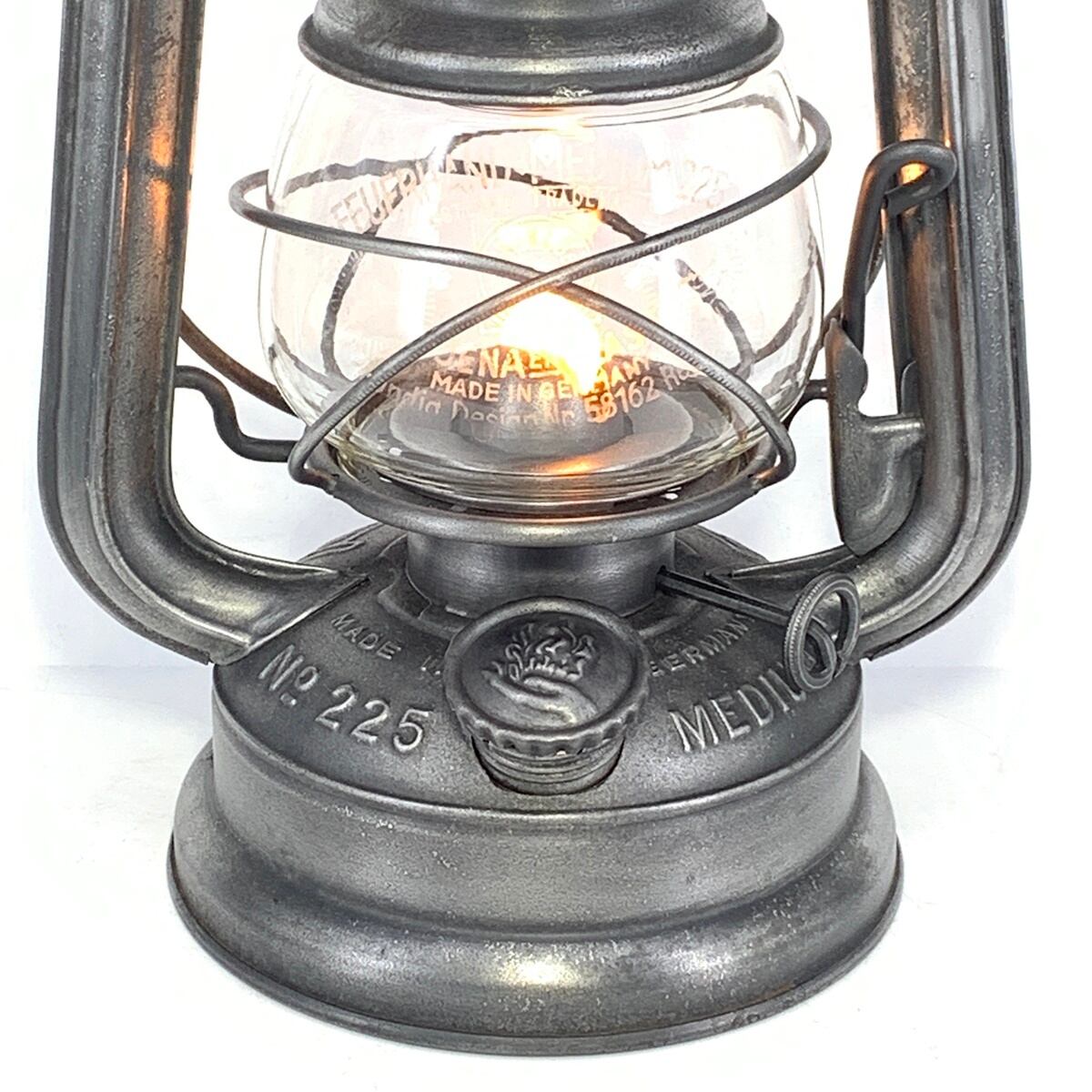稀少】1930's Feuerhand 225 錫メッキ クリア glass 印字クッキリ