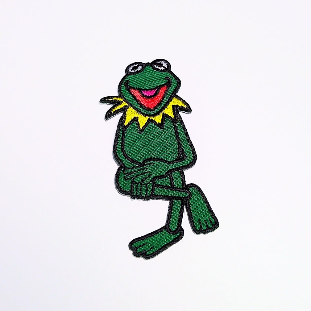 再入荷！送料無料！ ☆刺繍アイロンワッペン☆【 カーミット（ Kermit